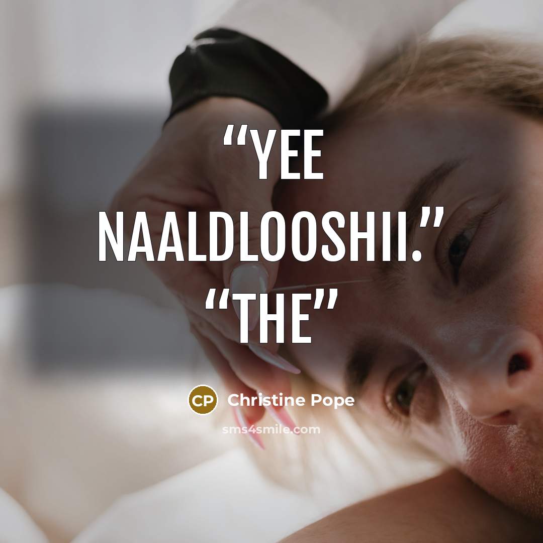 “yee naaldlooshii.” “The” quote by Christine Pope