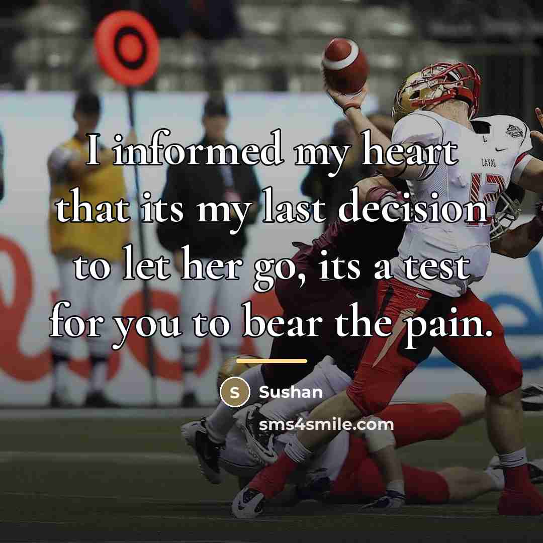 “I informed my heart that its my last decision to…” quote by Sushan