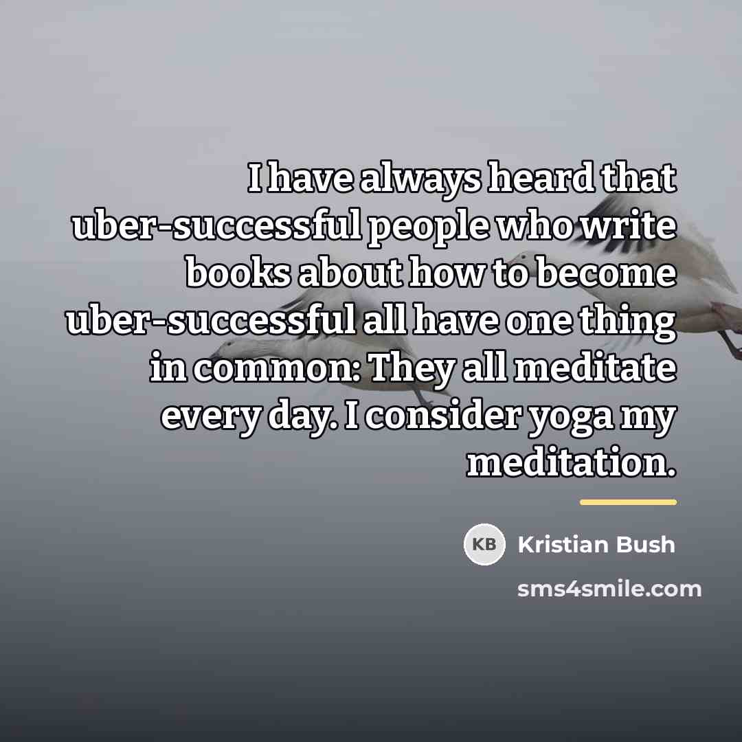“I have always heard that uber-successful people who write books…” quote by Kristian Bush