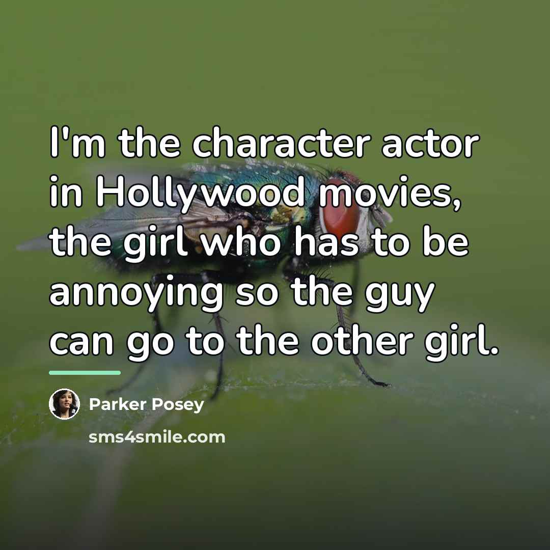 “I'm the character actor in Hollywood movies, the girl who…” quote by Parker Posey