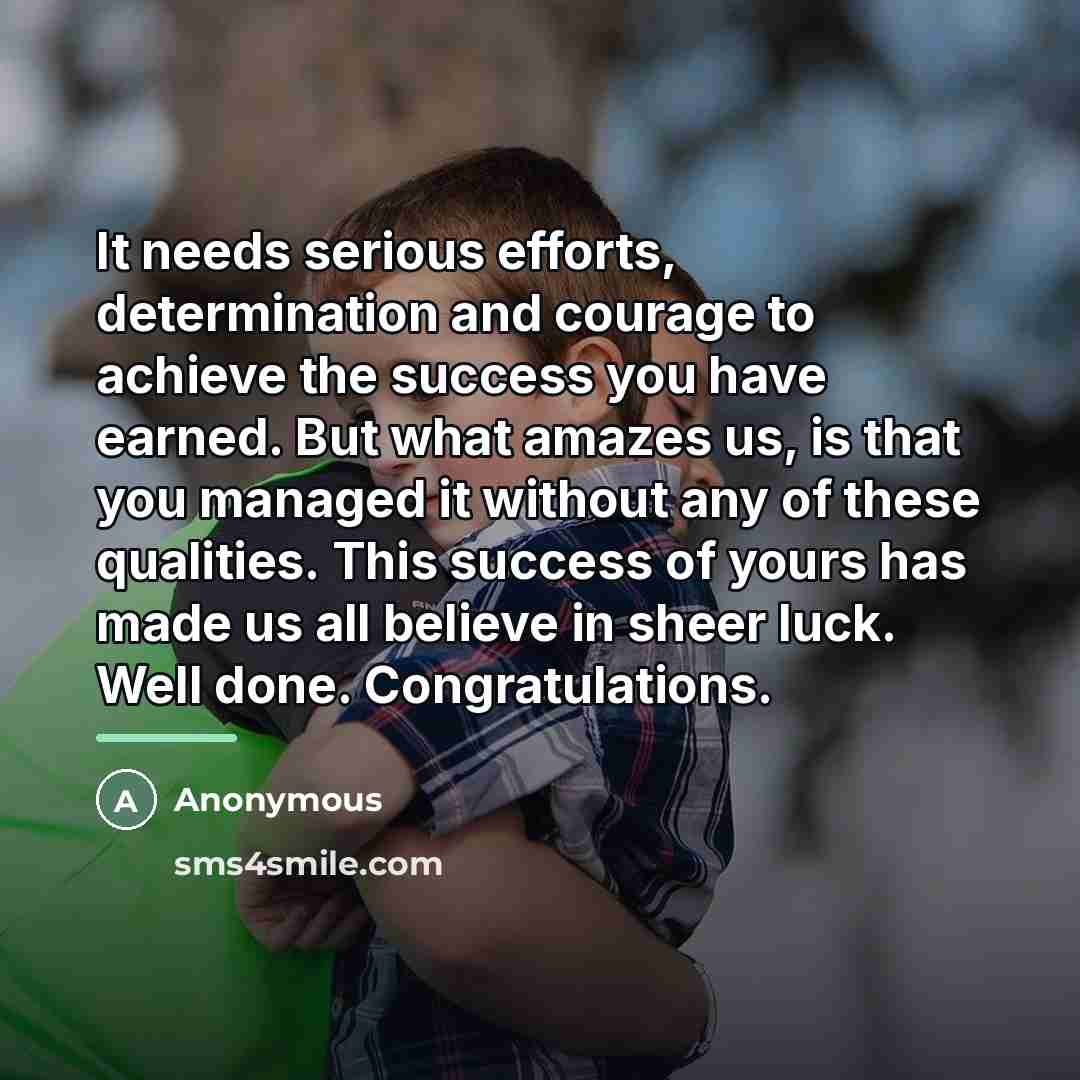 “It needs serious efforts, determination and courage to achieve the…” quote by Anonymous
