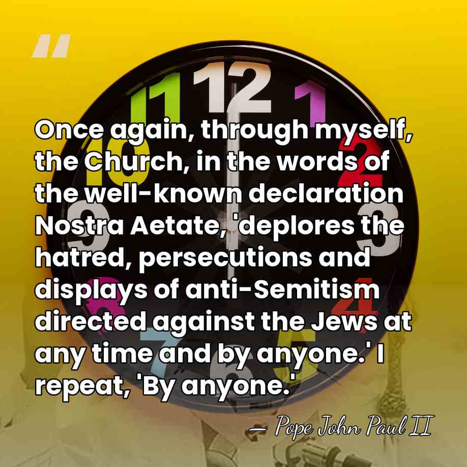 Once again, through myself, the Church, in the words of the well-known&hellip; - Pope John Paul II