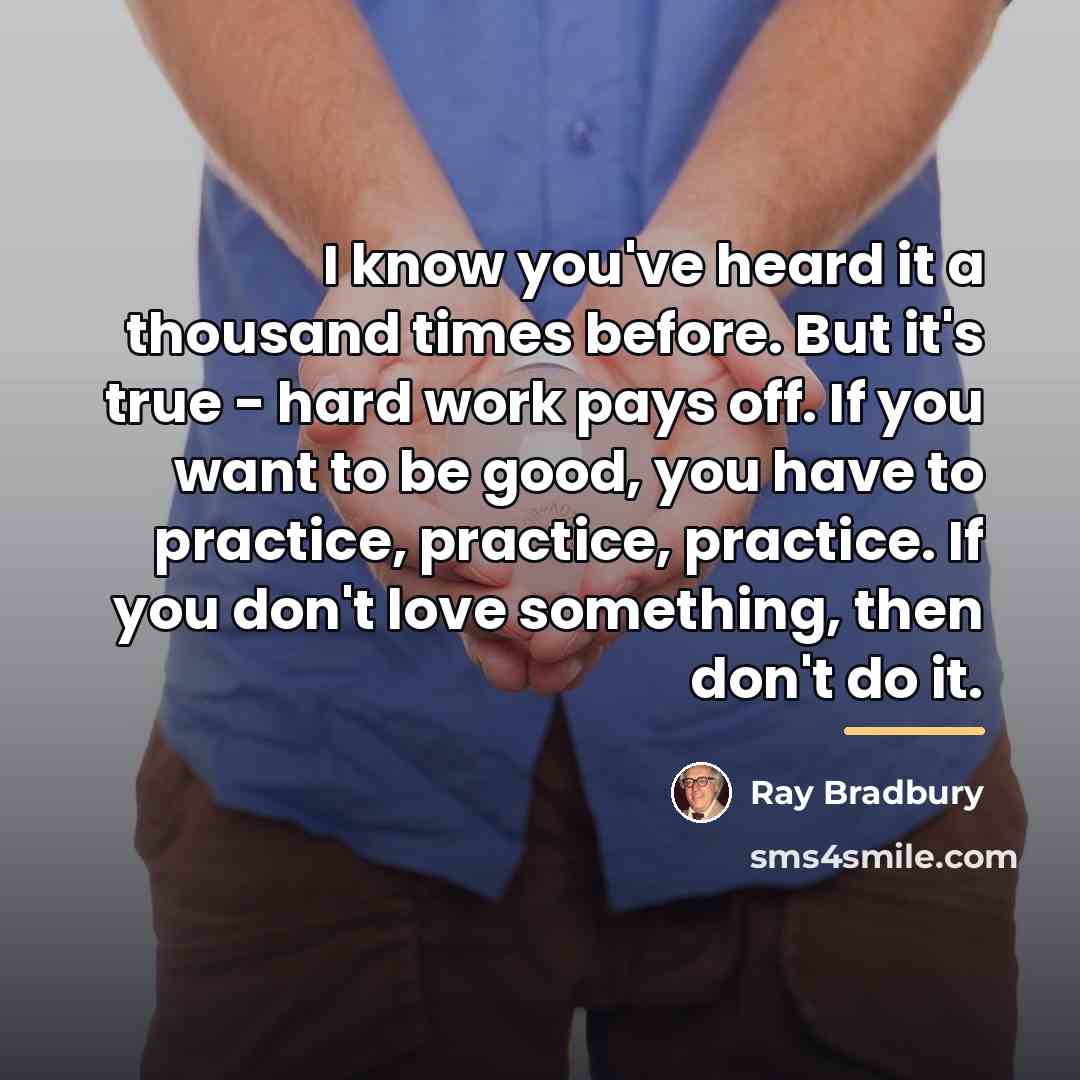 “I know you've heard it a thousand times before. But…” quote by Ray Bradbury