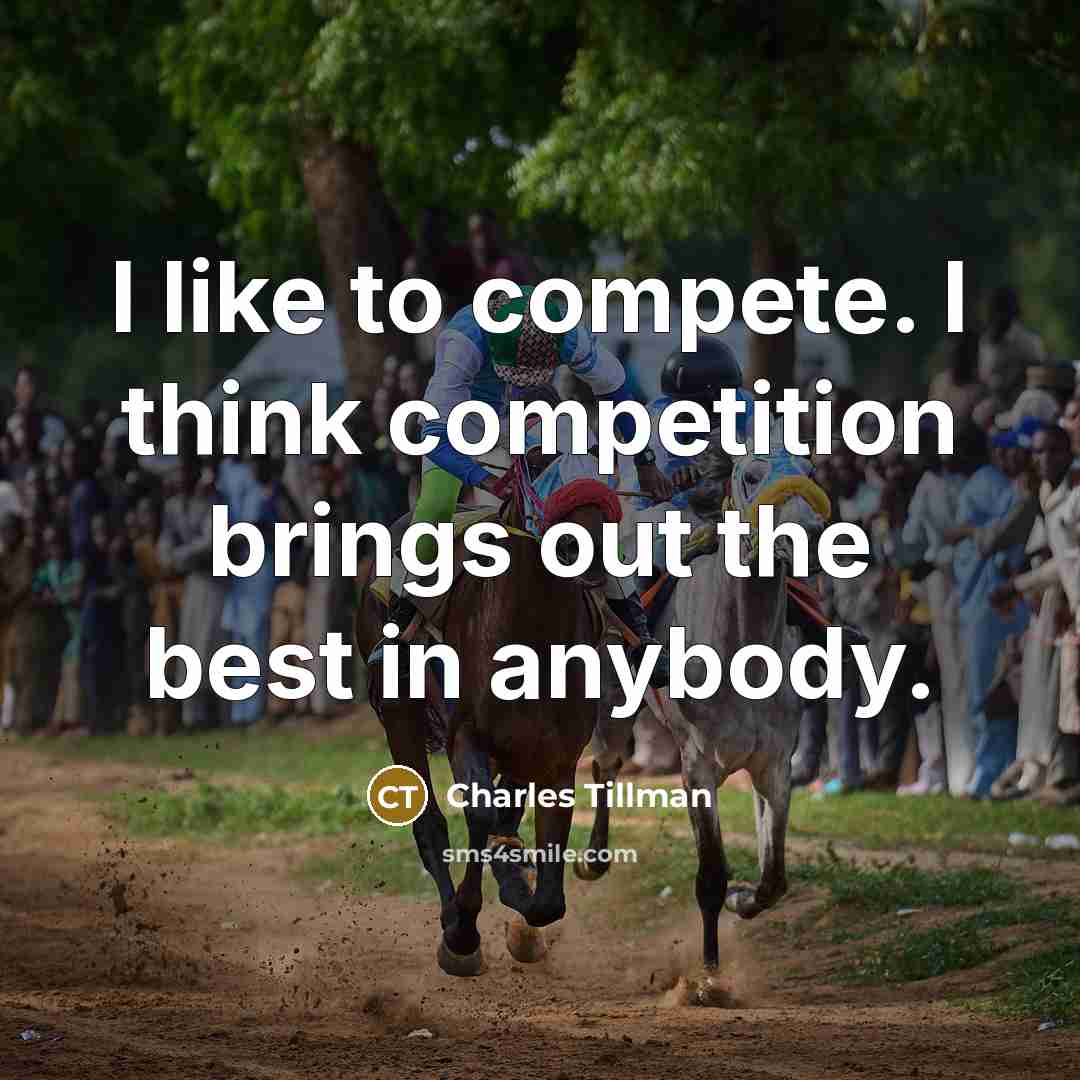 “I like to compete. I think competition brings out the…” quote by Charles Tillman