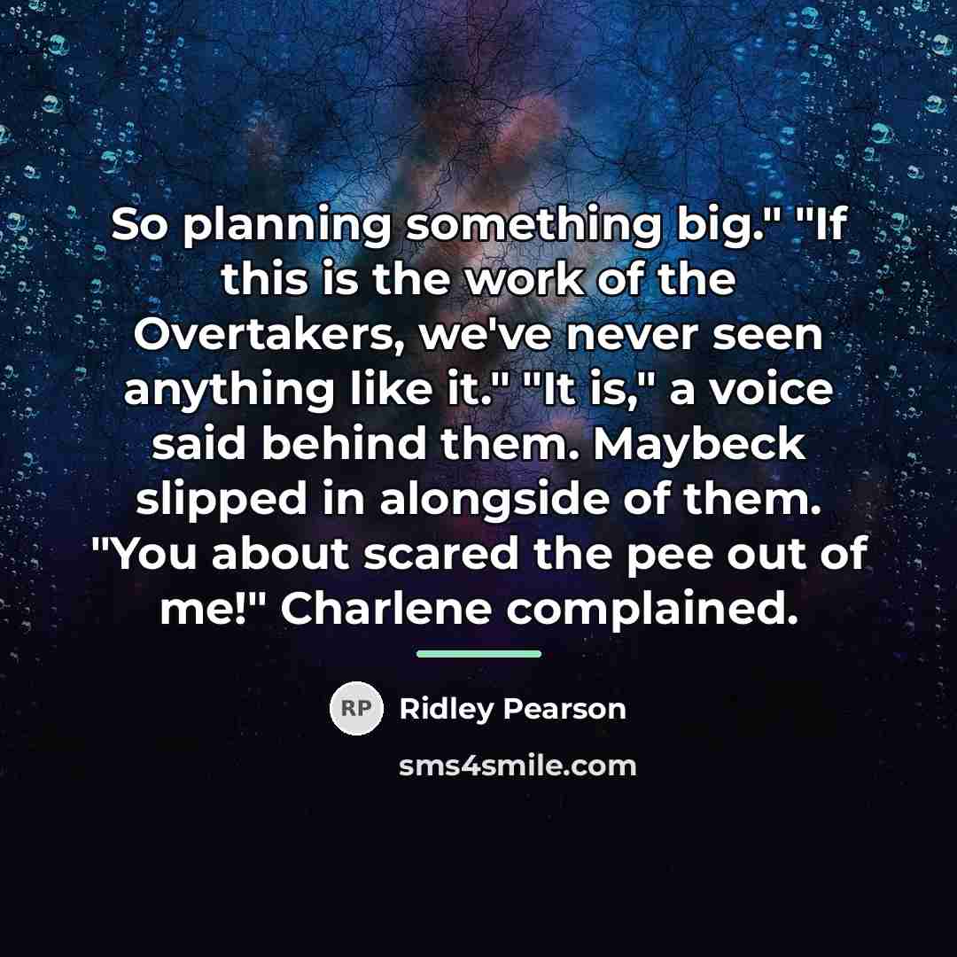 “So planning something big." "If this is the work of…” quote by Ridley Pearson