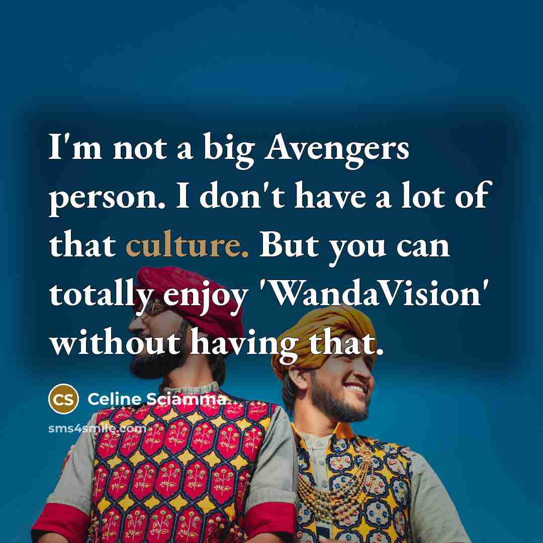 “I'm not a big Avengers person. I don't have a…” quote by Celine Sciamma