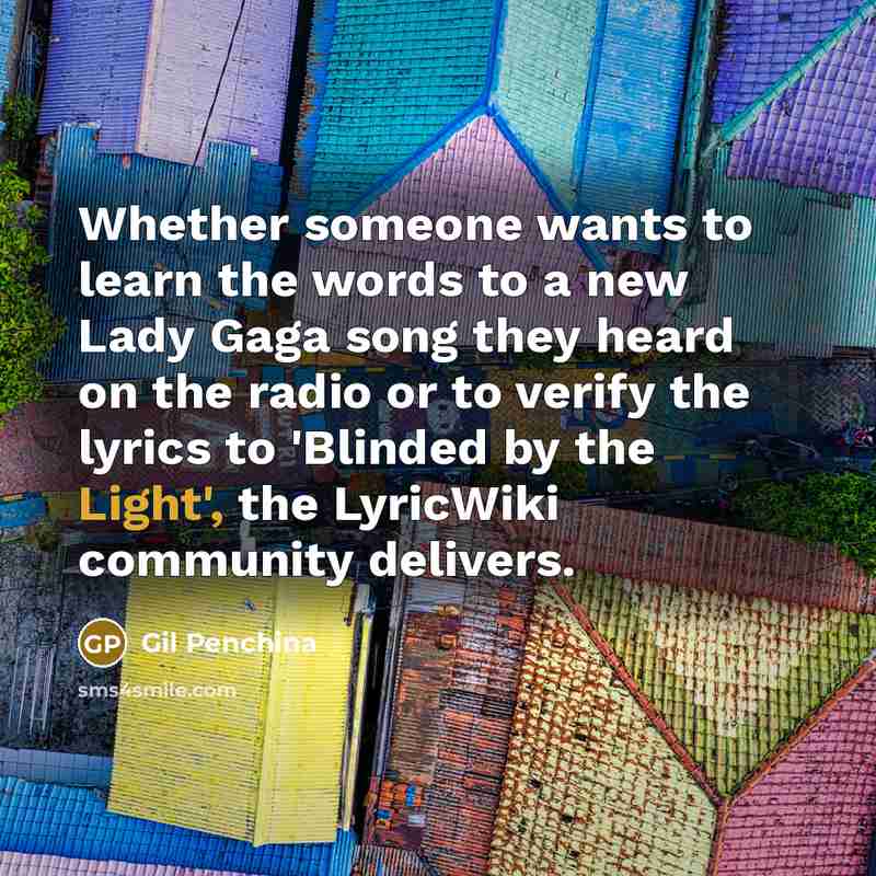 “Whether someone wants to learn the words to a new…” quote by Gil Penchina