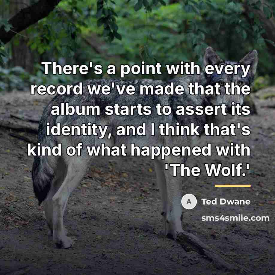 “There's a point with every record we've made that the…” quote by Ted Dwane