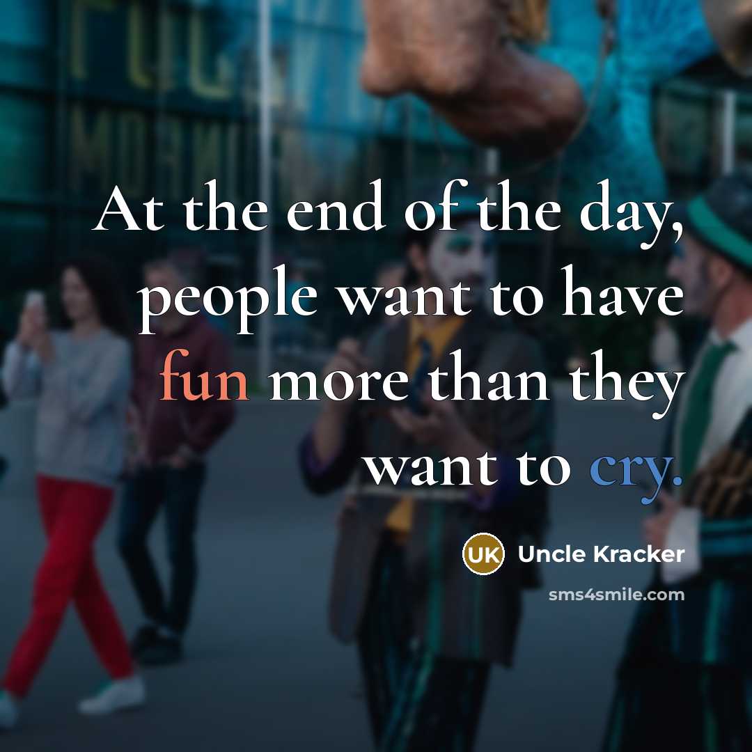 “At the end of the day, people want to have…” quote by Uncle Kracker