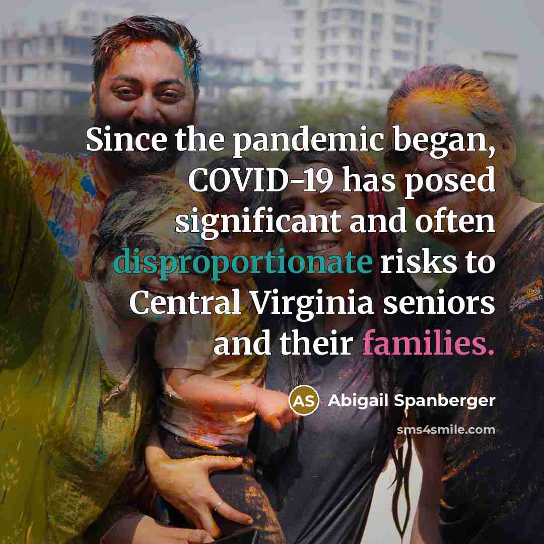 “Since the pandemic began, COVID-19 has posed significant and often…” quote by Abigail Spanberger