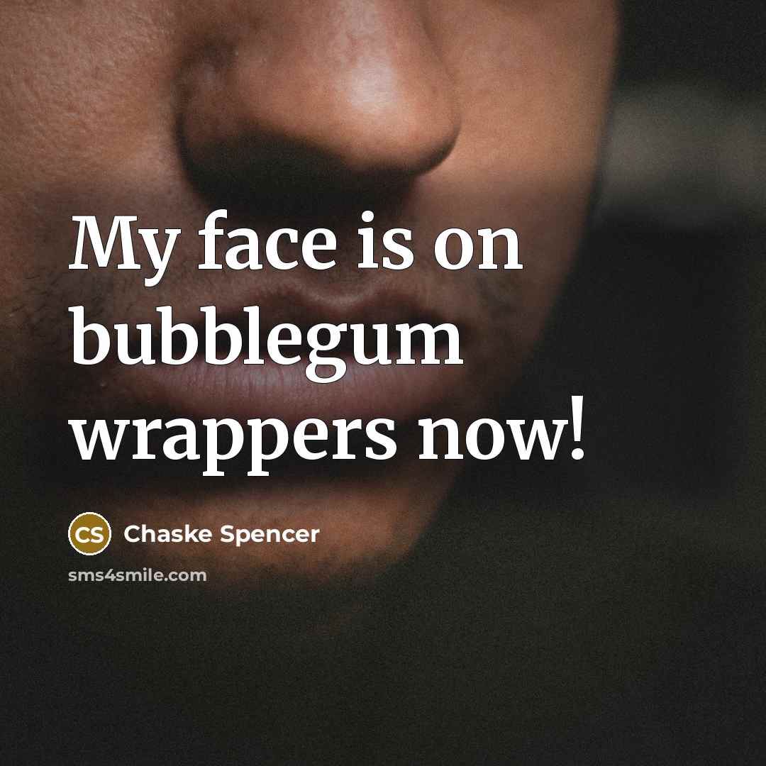 “My face is on bubblegum wrappers now!” quote by Chaske Spencer