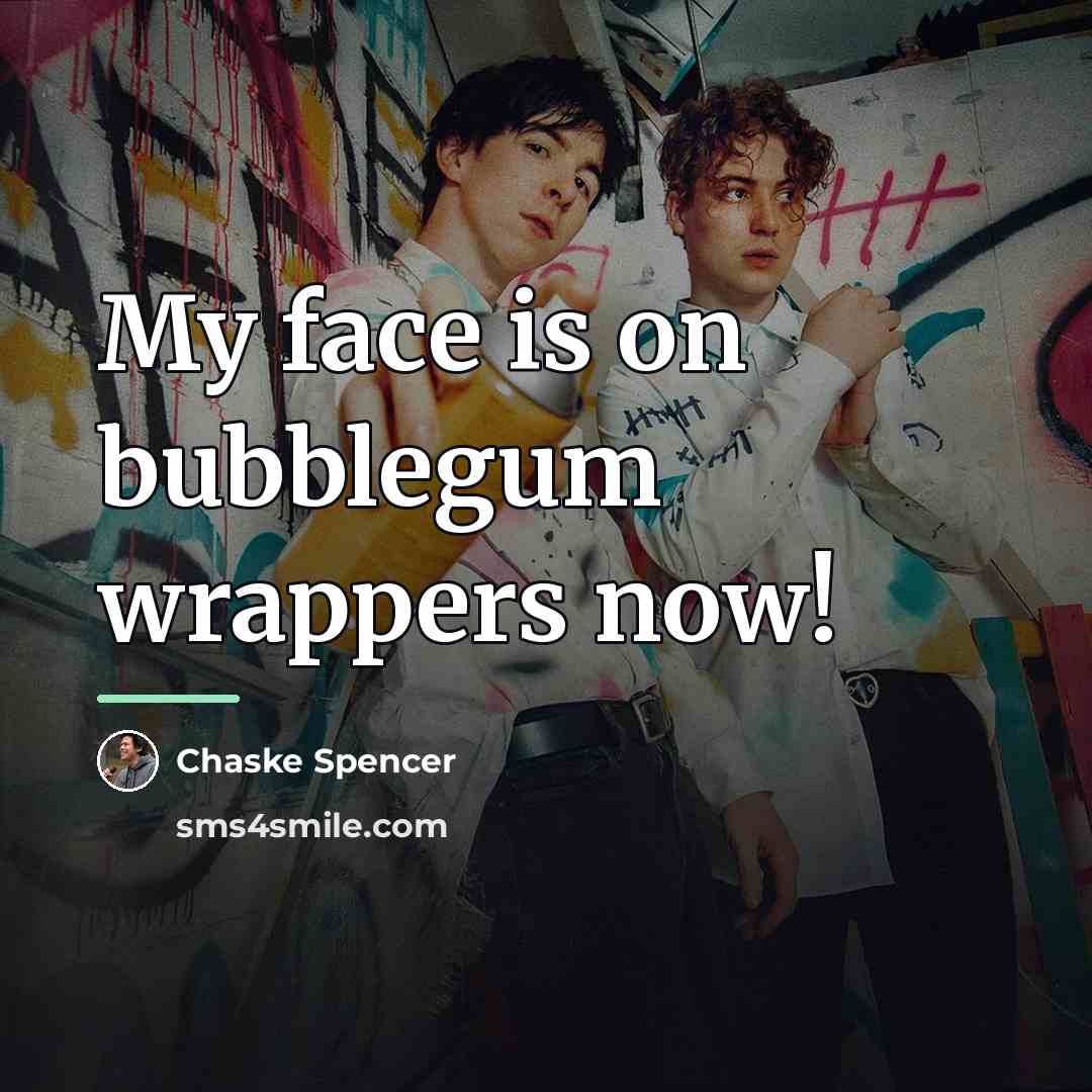 “My face is on bubblegum wrappers now!…” quote by Chaske Spencer