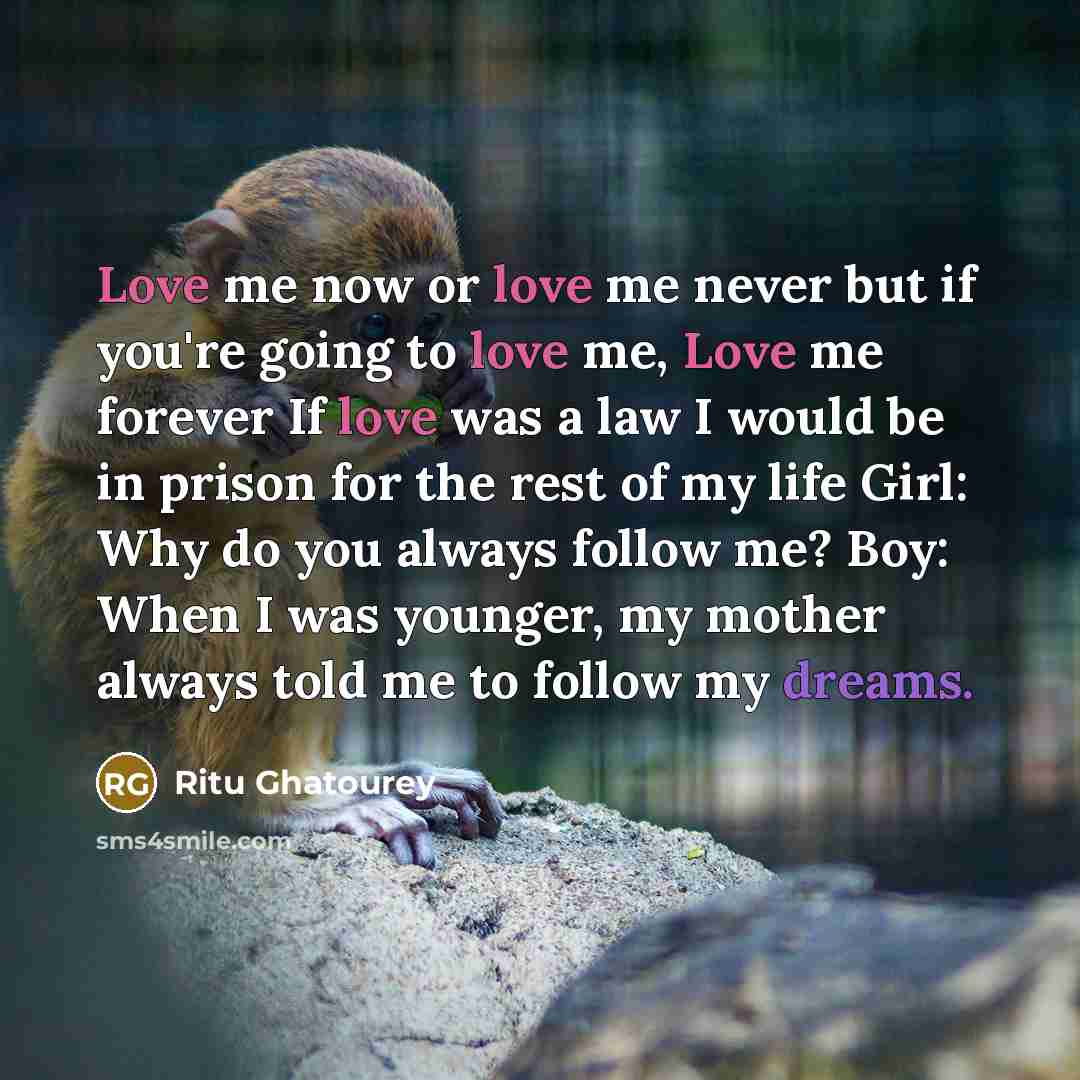“Love me now or love me never but if you're…” quote by Ritu Ghatourey