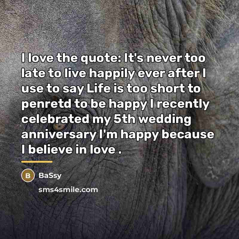“I love the quote: It's never too late to live…” quote by BaSsy