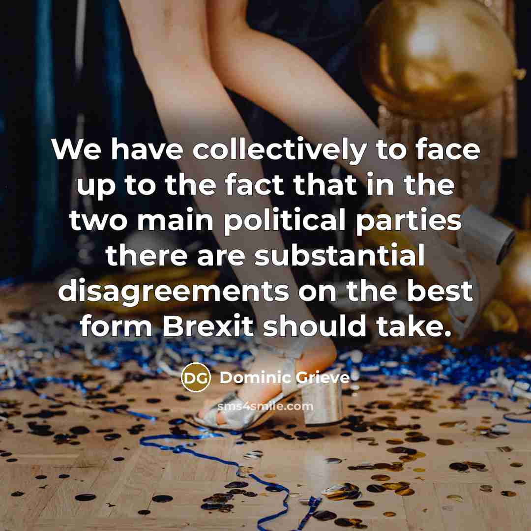 “We have collectively to face up to the fact that…” quote by Dominic Grieve