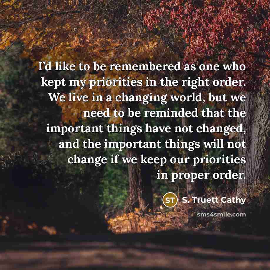 “I’d like to be remembered as one who kept my…” quote by S. Truett Cathy