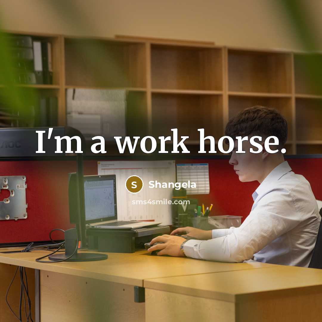 “I'm a work horse.…” quote by Shangela