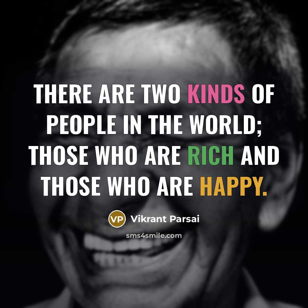 “There are two kinds of people in the world; those…” quote by Vikrant Parsai