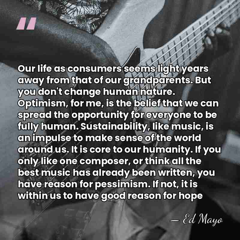 Our life as consumers seems light years away from that of our&hellip; - Ed Mayo