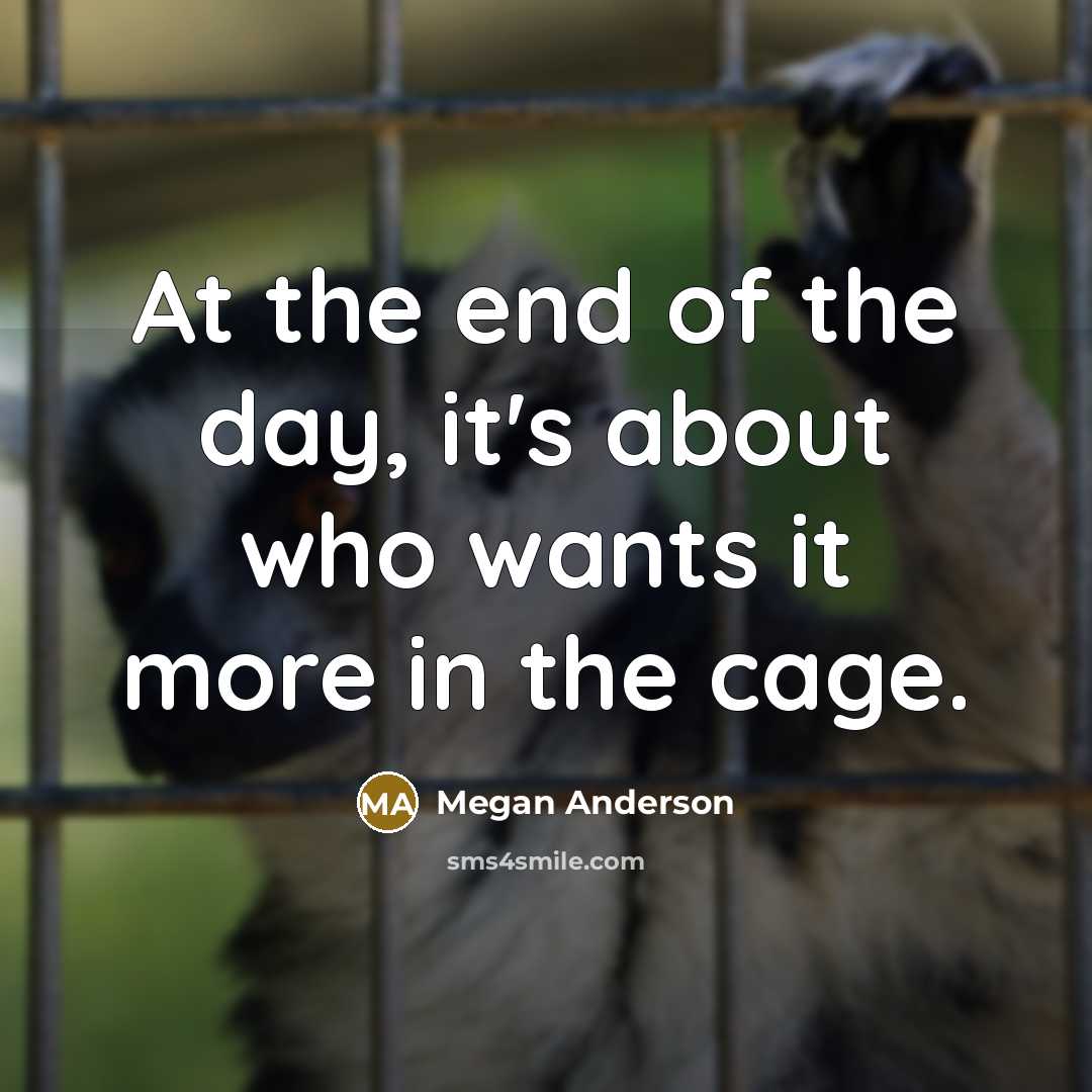 “At the end of the day, it's about who wants…” quote by Megan Anderson