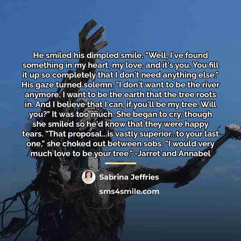 “He smiled his dimpled smile. "Well, I've found something in…” quote by Sabrina Jeffries