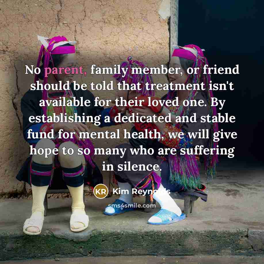 “No parent, family member, or friend should be told that…” quote by Kim Reynolds