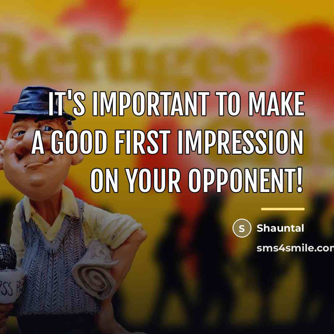 “It's important to make a good first impression on your…” quote by Shauntal