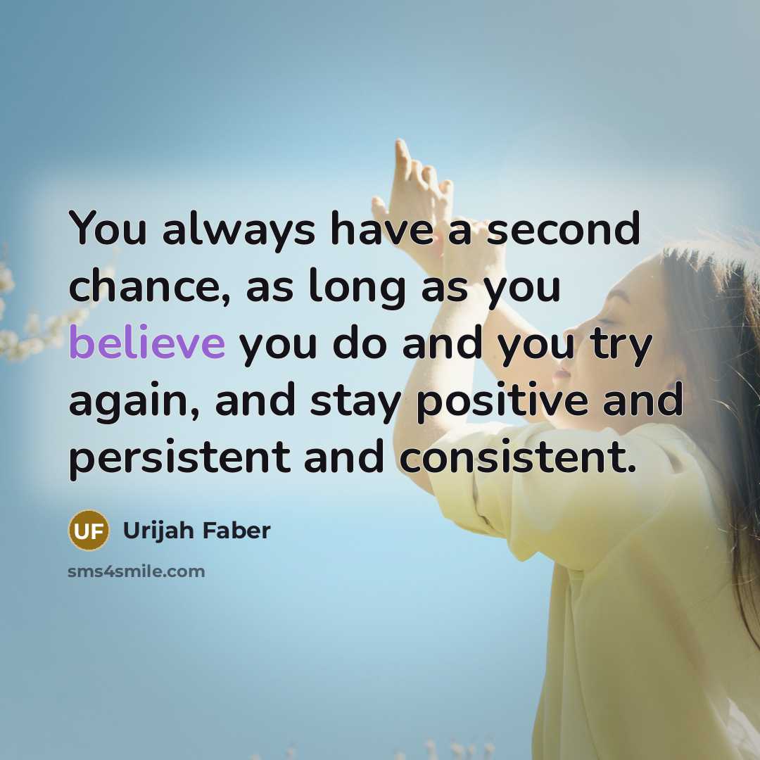 “You always have a second chance, as long as you…” quote by Urijah Faber