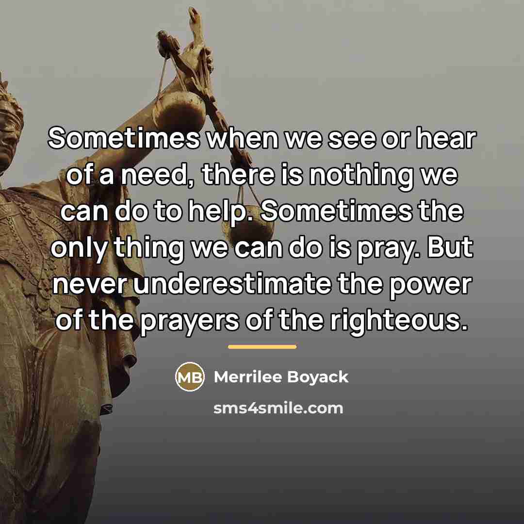 “Sometimes when we see or hear of a need, there…” quote by Merrilee Boyack