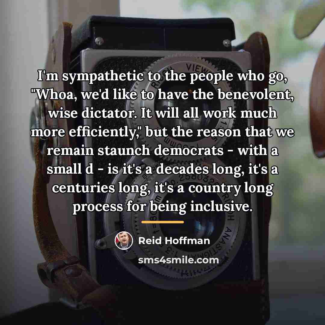 “I'm sympathetic to the people who go, "Whoa, we'd like…” quote by Reid Hoffman