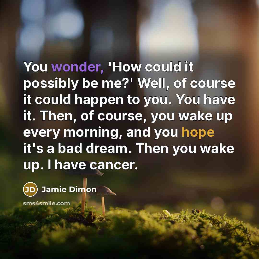 “You wonder, 'How could it possibly be me?' Well, of…” quote by Jamie Dimon