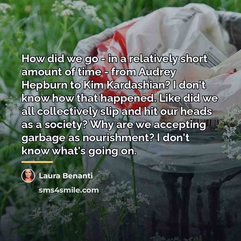 “How did we go - in a relatively short amount…” quote by Laura Benanti