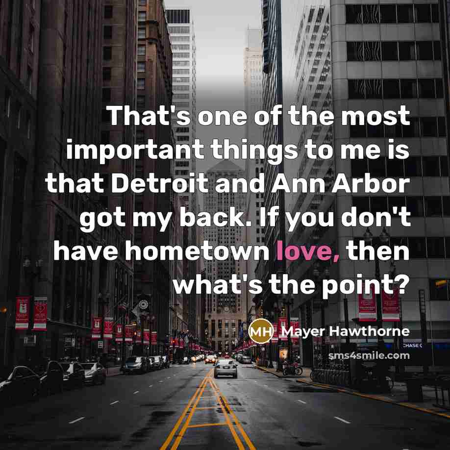 “That's one of the most important things to me is…” quote by Mayer Hawthorne