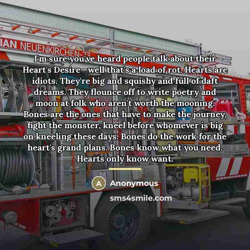 “I'm sure you've heard people talk about their Heart's Desire—well…” quote by Anonymous