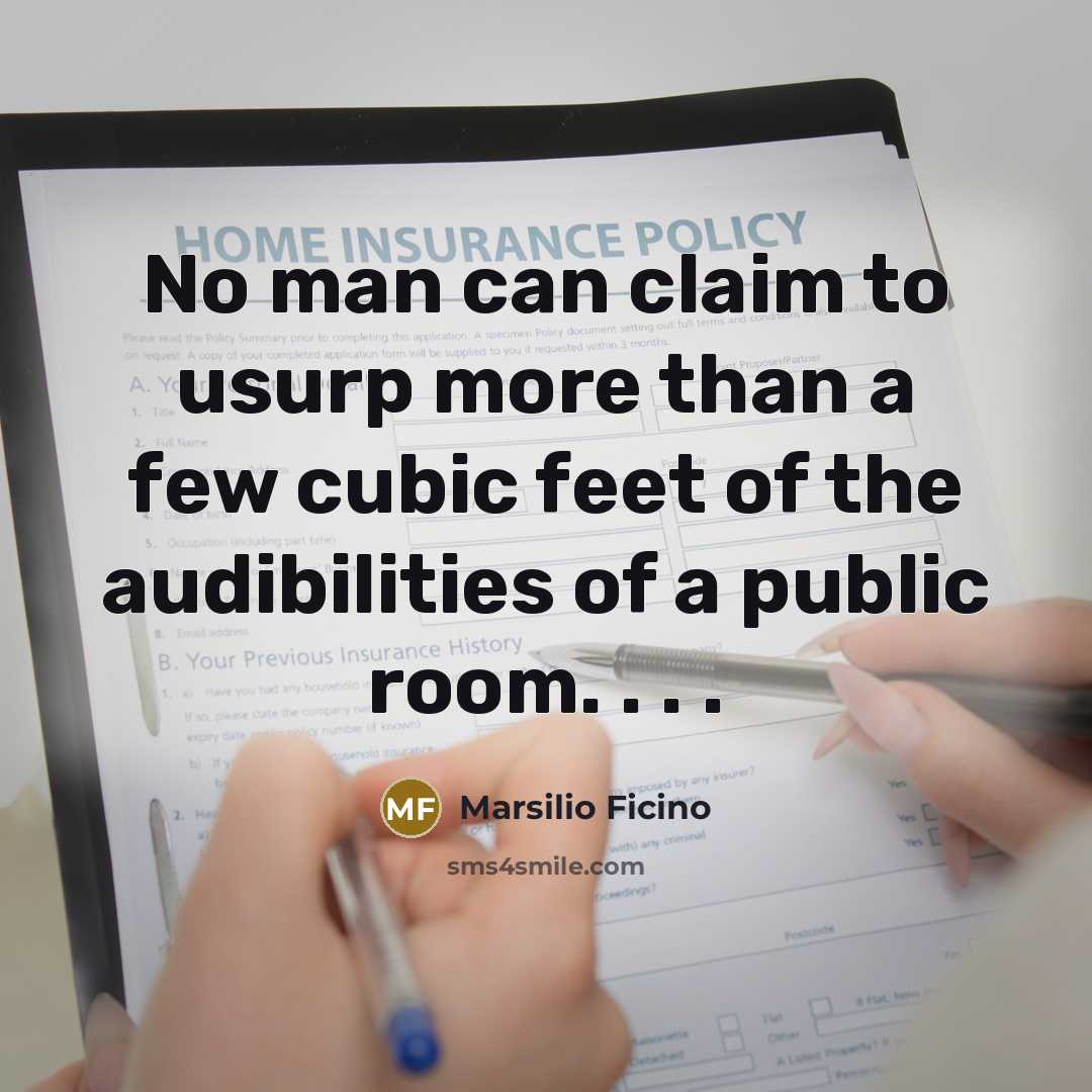 “No man can claim to usurp more than a few…” quote by Marsilio Ficino