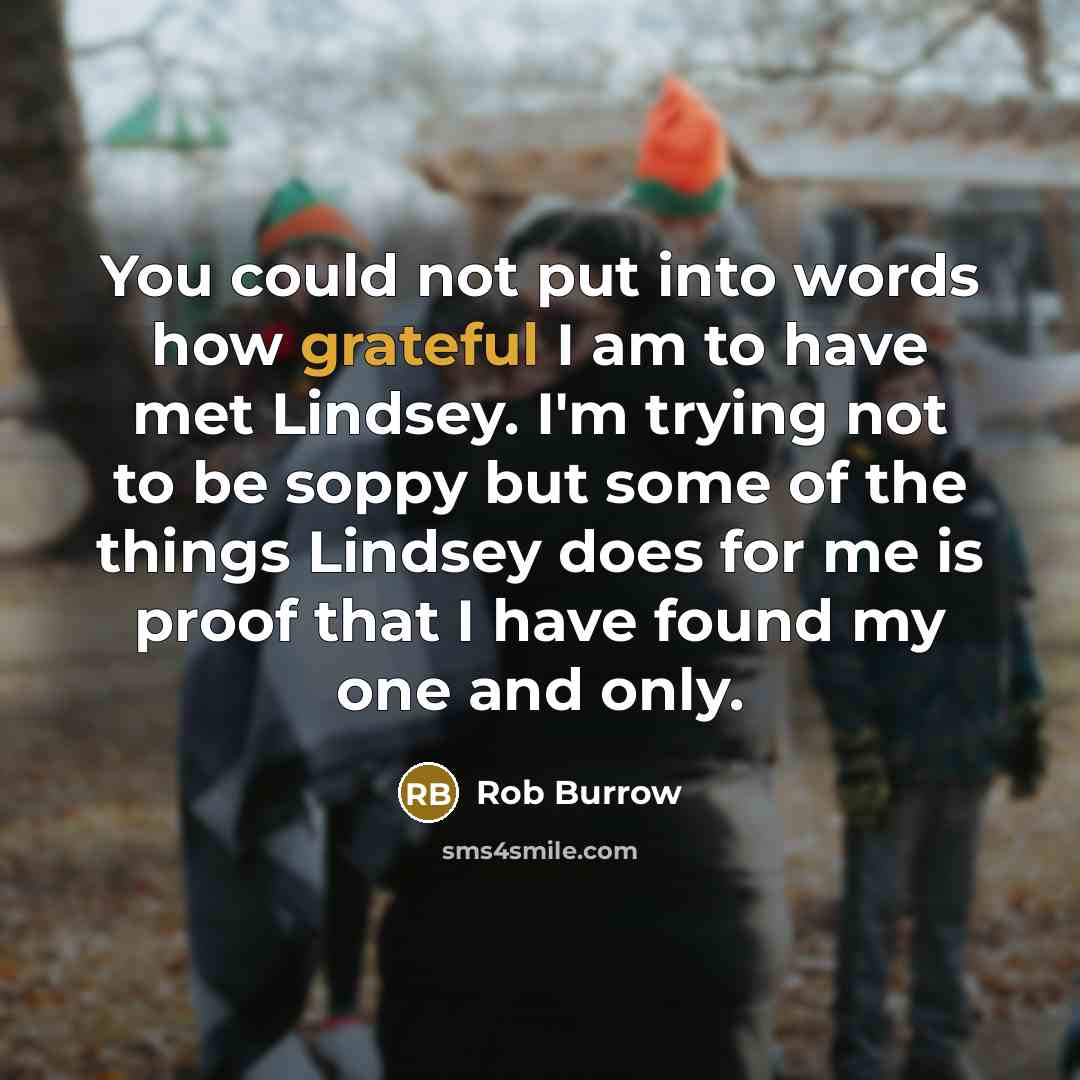 “You could not put into words how grateful I am…” quote by Rob Burrow