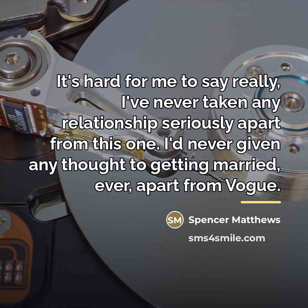 “It's hard for me to say really, I've never taken…” quote by Spencer Matthews