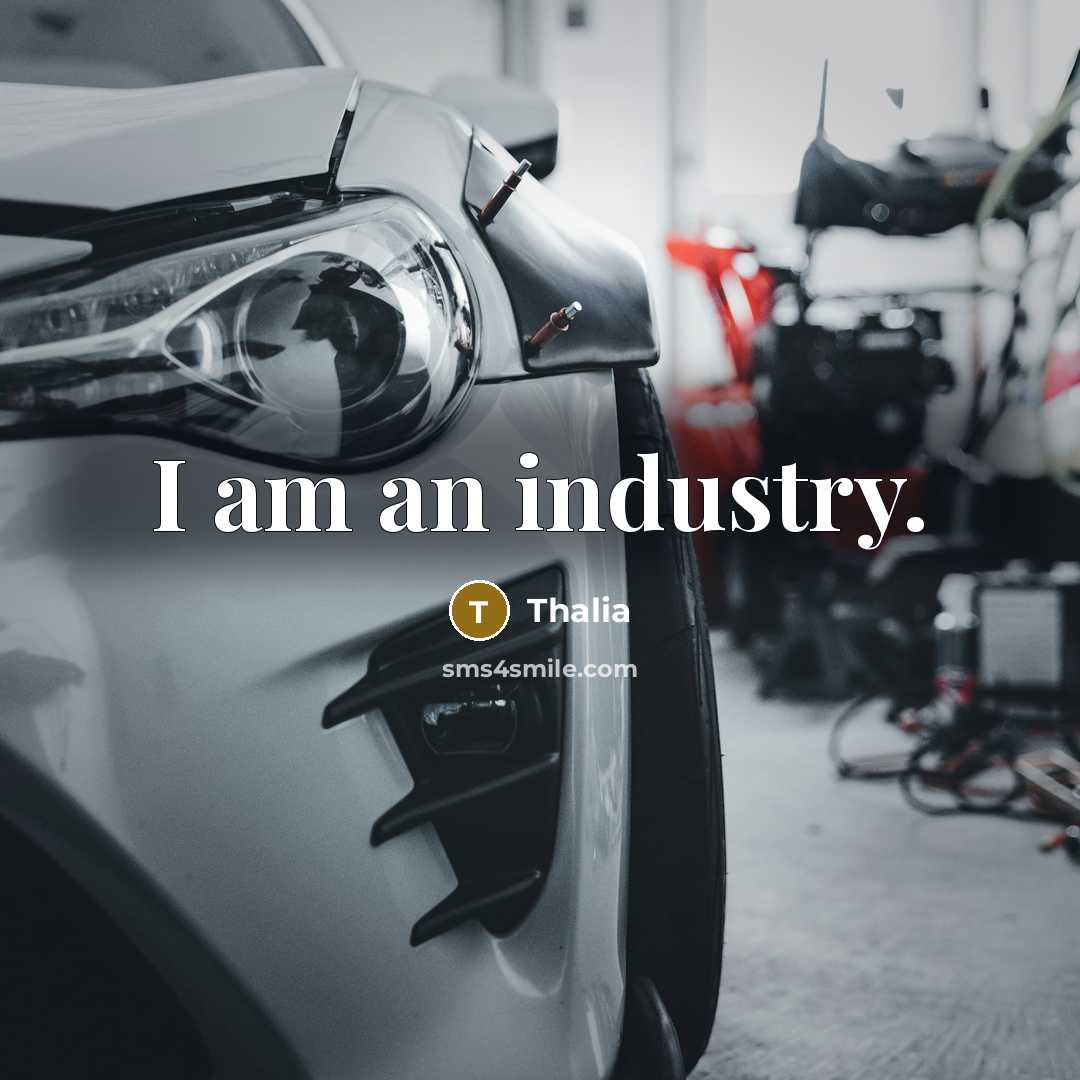 “I am an industry.…” quote by Thalia