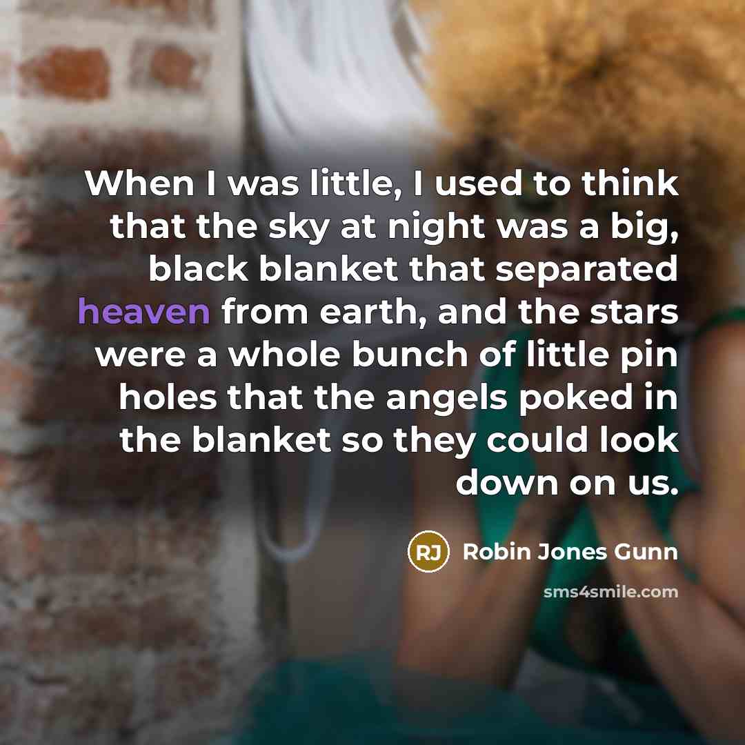 “When I was little, I used to think that the…” quote by Robin Jones Gunn