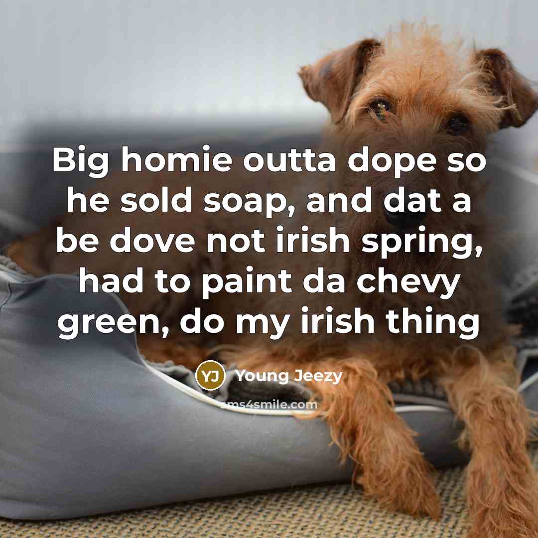 “Big homie outta dope so he sold soap, and dat…” quote by Young Jeezy