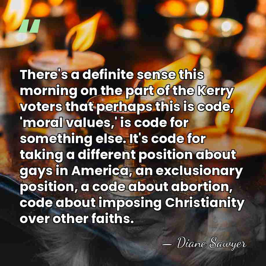 There's a definite sense this morning on the part of the Kerry&hellip; - Diane Sawyer