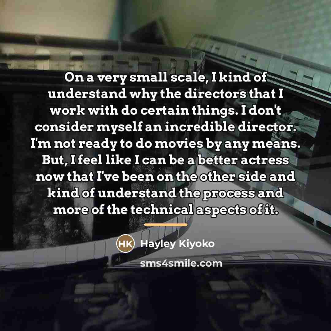 “On a very small scale, I kind of understand why…” quote by Hayley Kiyoko
