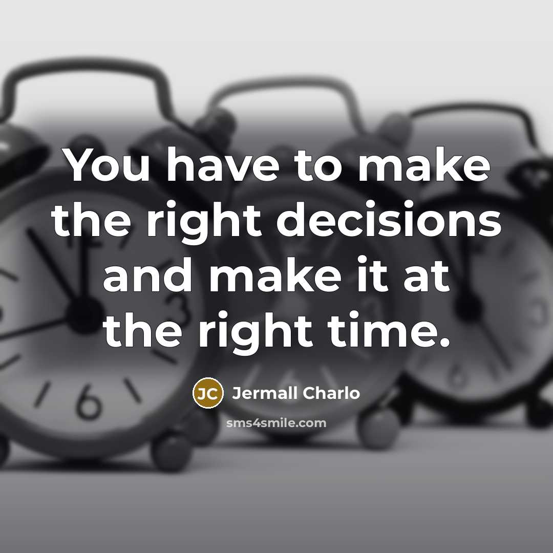 “You have to make the right decisions and make it…” quote by Jermall Charlo