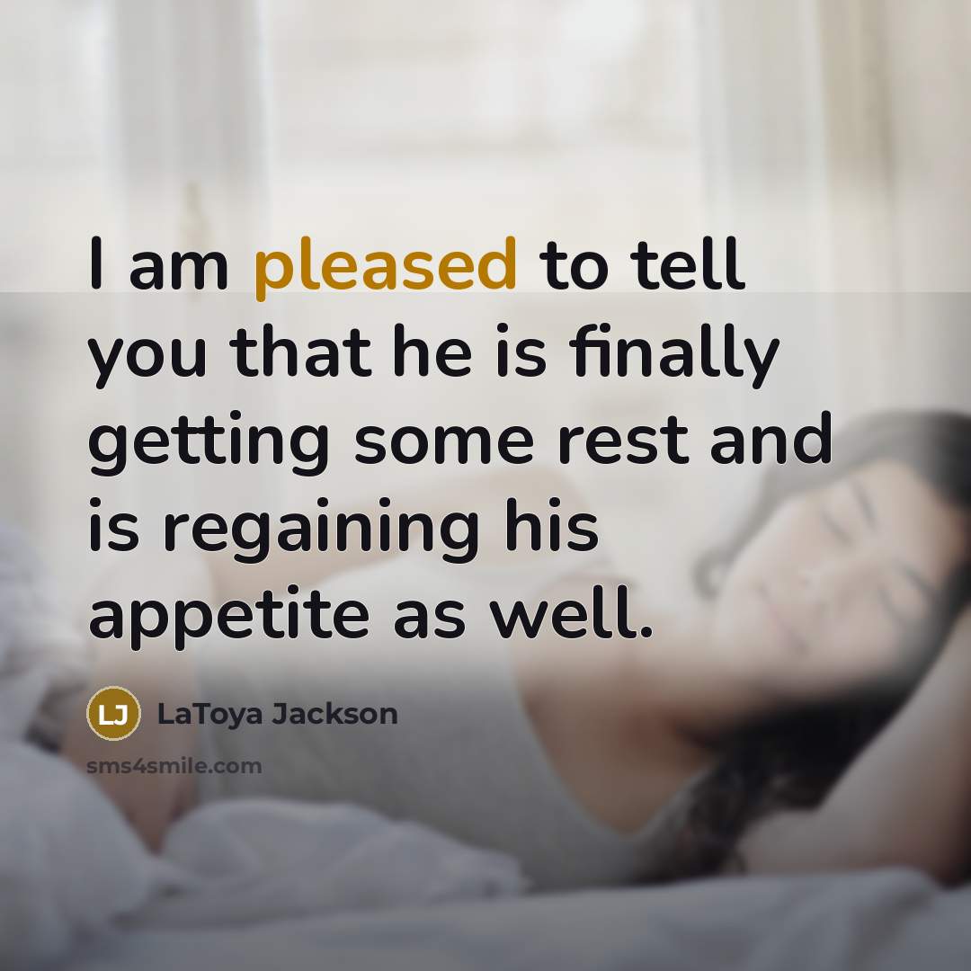 “I am pleased to tell you that he is finally…” quote by LaToya Jackson
