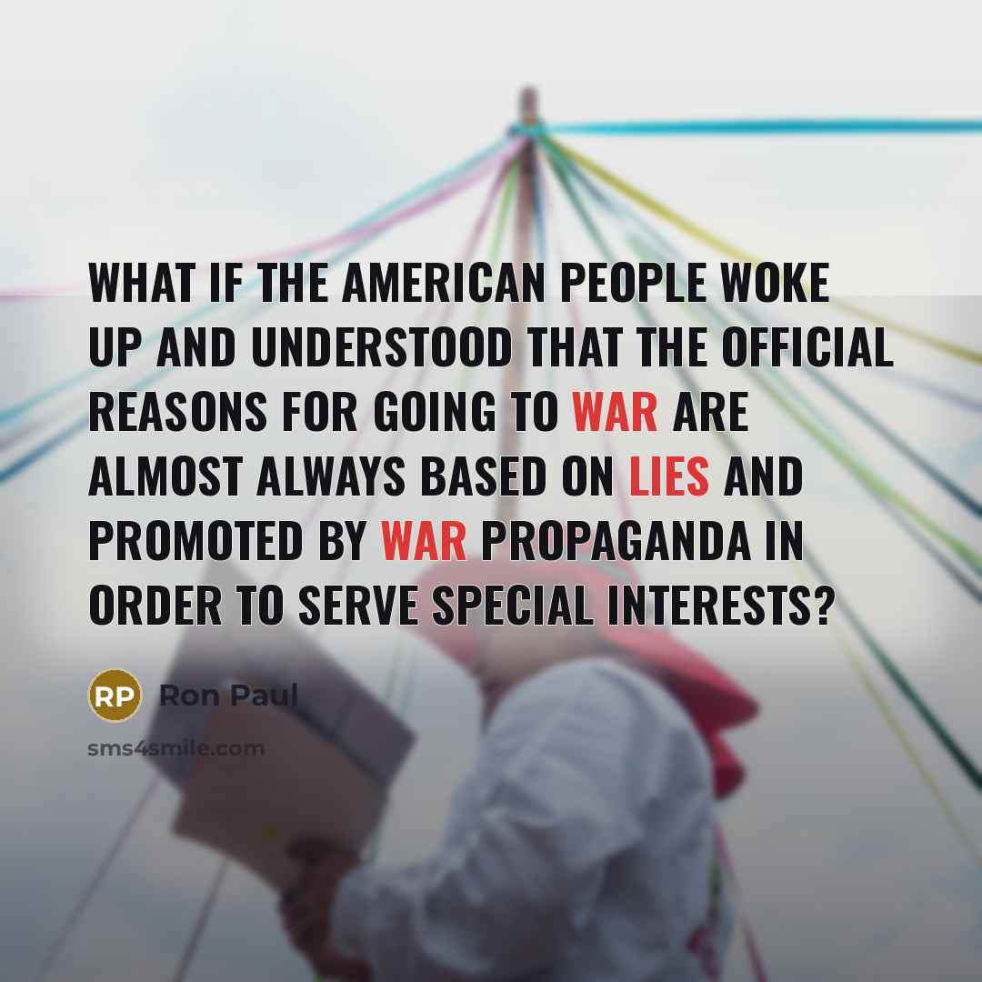 “What if the American people woke up and understood that…” quote by Ron Paul