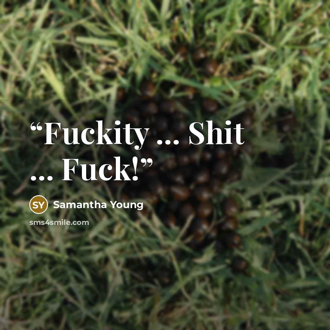 “Fuckity ... Shit ... Fuck!” quote by Samantha Young