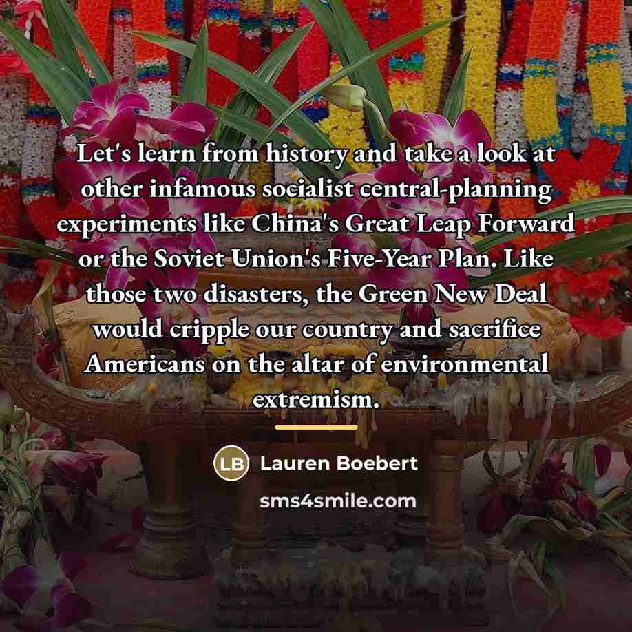 “Let's learn from history and take a look at other…” quote by Lauren Boebert