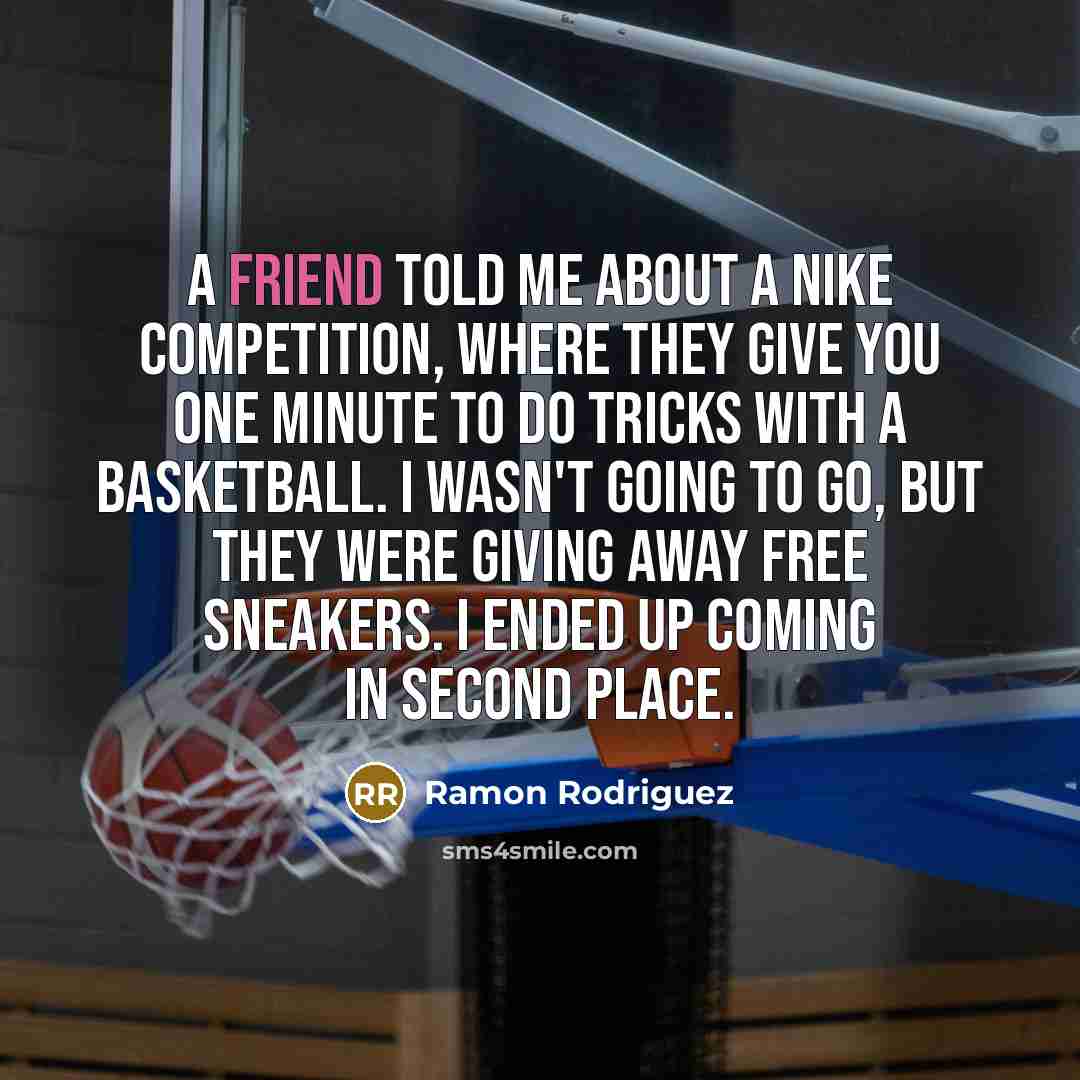 “A friend told me about a Nike competition, where they…” quote by Ramon Rodriguez