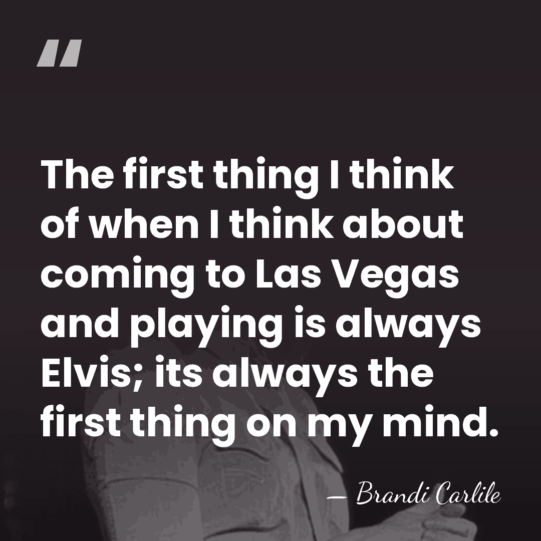 The first thing I think of when I think about coming to&hellip; - Brandi Carlile