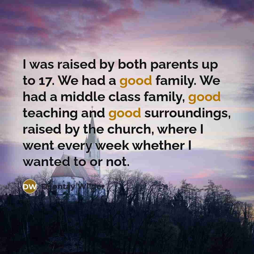 “I was raised by both parents up to 17. We…” quote by Deontay Wilder